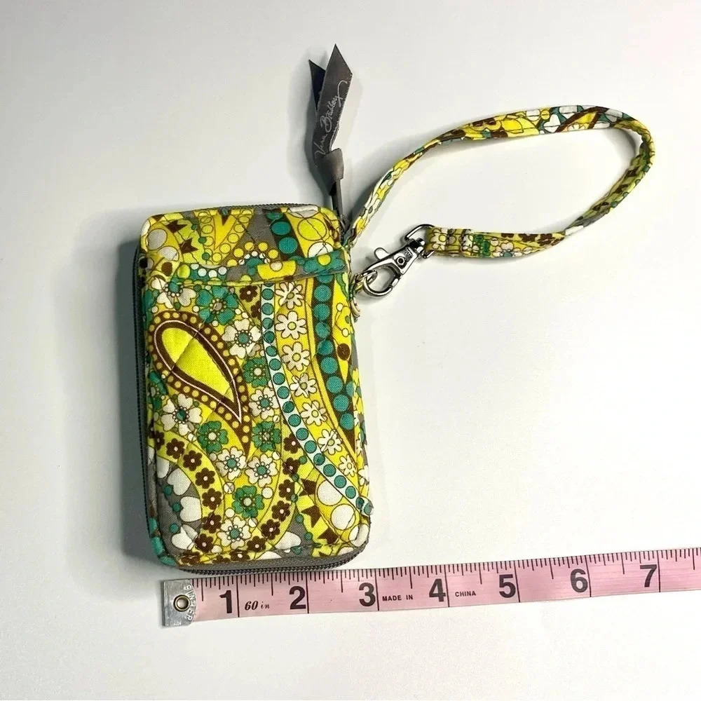 Vera Bradley All in One Wristlet Lemon Parfait Retired Print - Picture 9 of 9